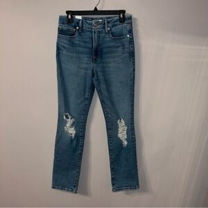 NWT Good American Good Classic Medium Wash Blue
Denim High-Rise Jeans 4/27
